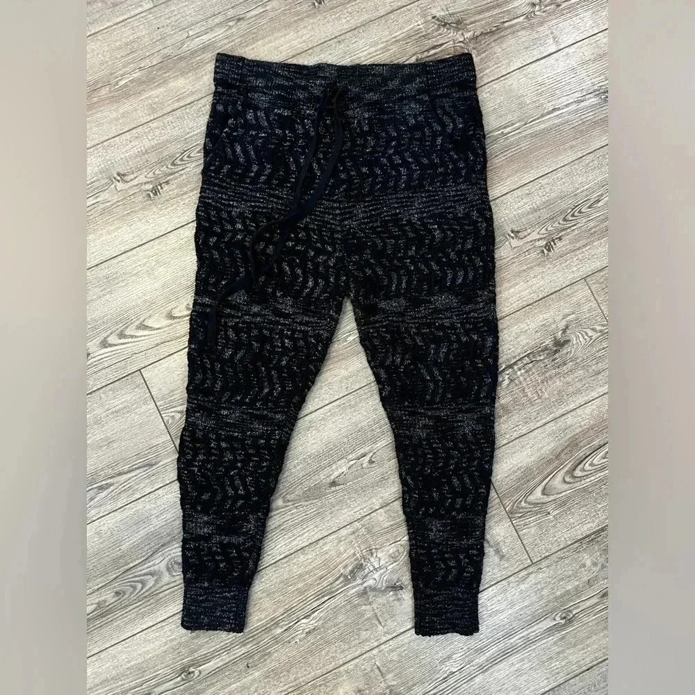 Free people oversized jogger road trip knit harem athletic sweat pants - Picture 2 of 3
